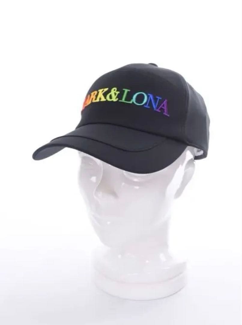 MARK & LONA カラフルロゴキャップ　ホワイト