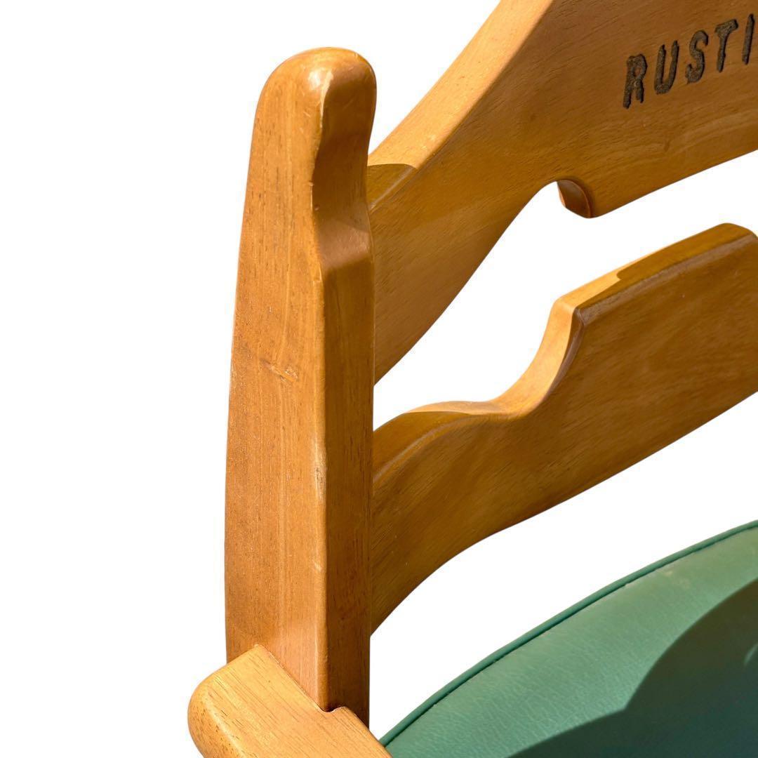 【週末セール】カリモク ダイニングチェア RUSTIC 回転椅子 肘掛け付