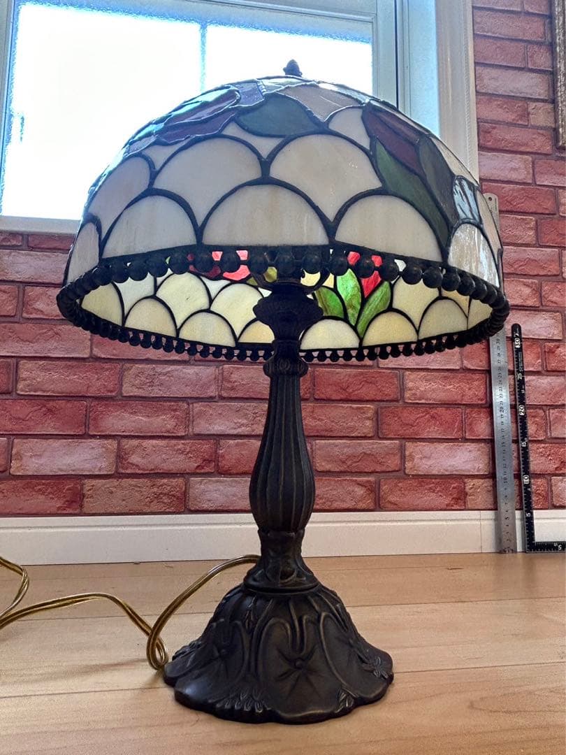 ♪　　ステンドグラスランプ