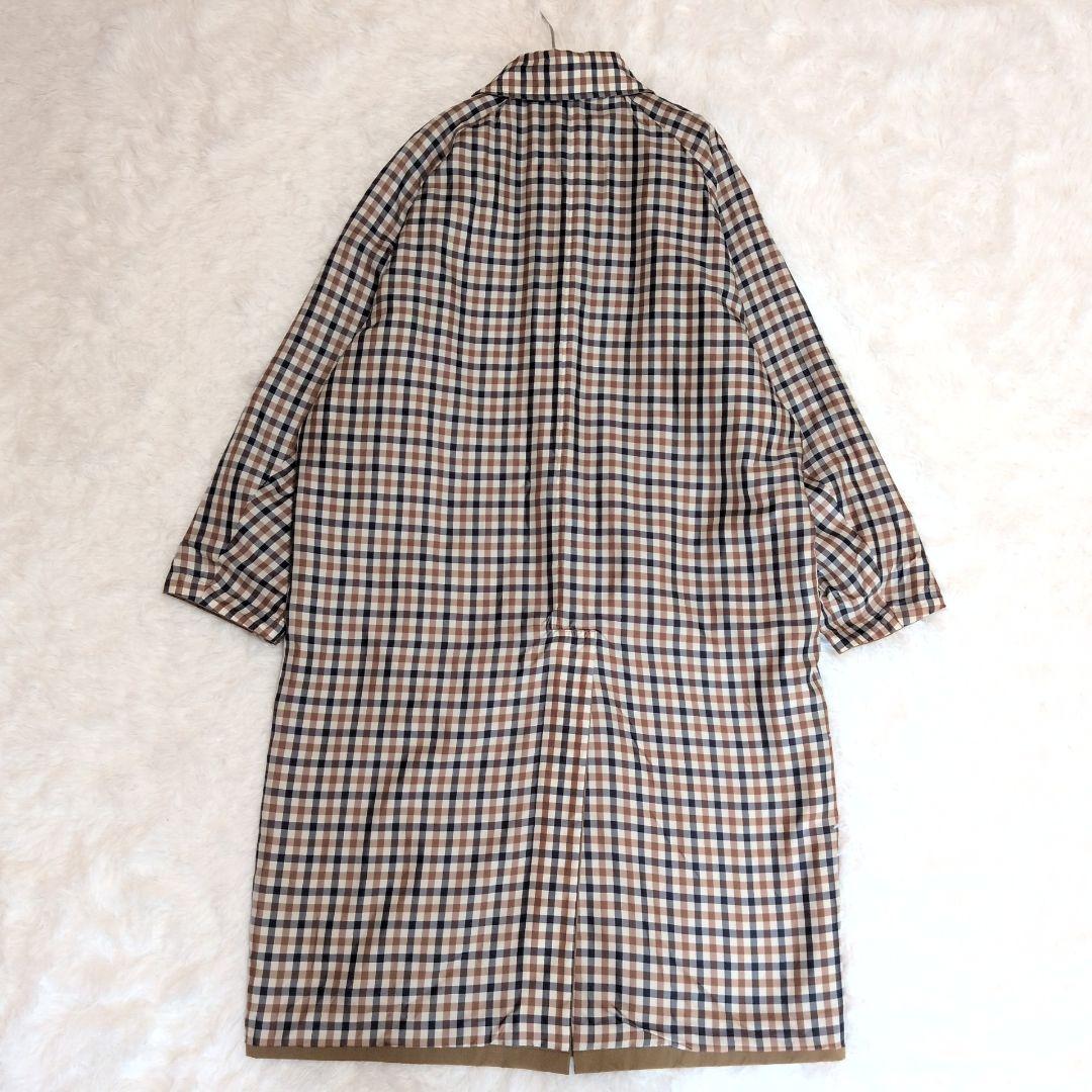 アクアスキュータム　イネド　トレンチコート　リバーシブル　M　コラボレーション