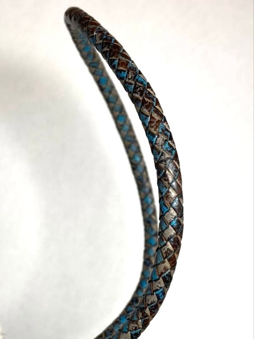 HERMES エルメス　ジャンボ　編み込み　チョーカー　2連ブレスレット　箱付き