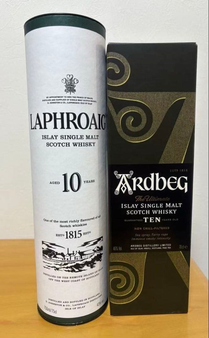 ラフロイグ 10年　1本　　　　　　　　　　　　アードベッグ　10年　1本
