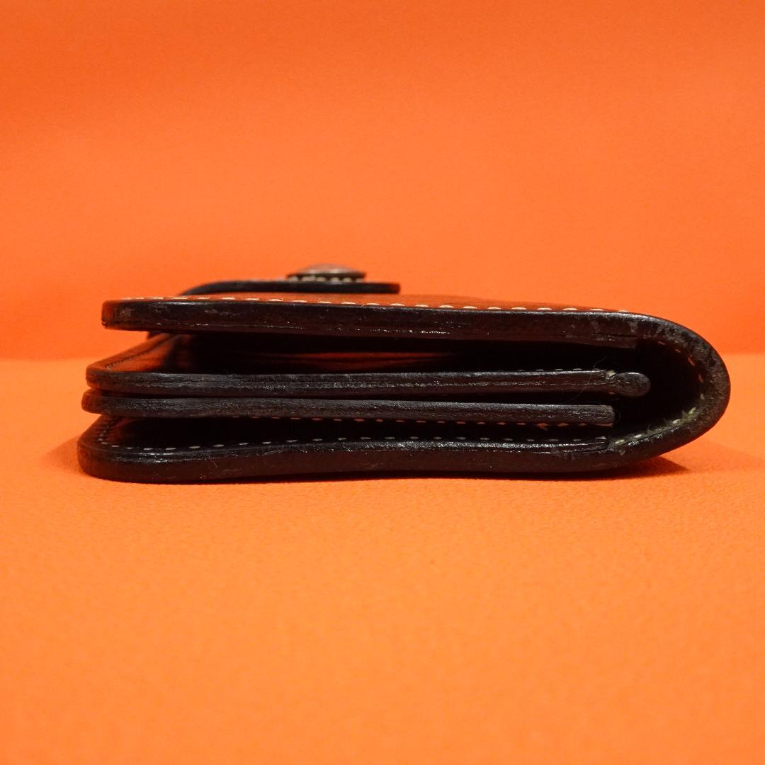 KC's レザーロングウォレット ブラック コンチョ 日本製