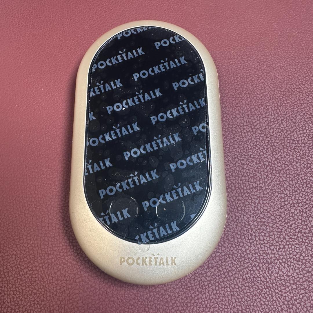 POCKETALK W ポケトーク 翻訳機 ゴールド wifiモデル　W1PWG