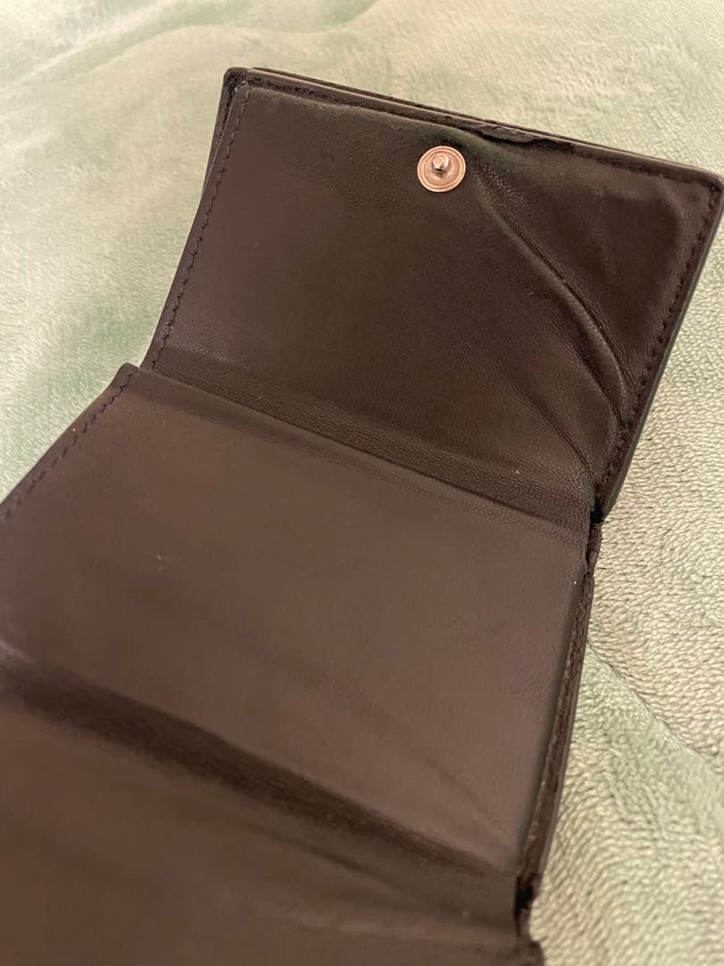 BALENCIAGA バレンシアガ ブラック 三つ折り財布 箱付き