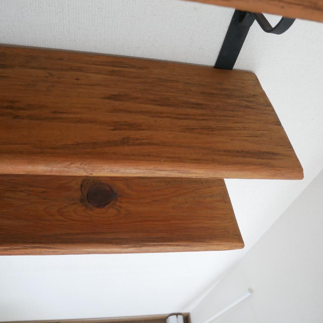 アイアンシェルフ 壁掛け 三段