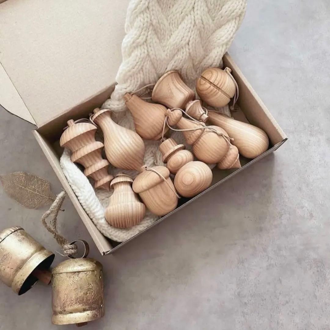 残り5セット⭐︎ lemi toys 木製オーナメント 10点セット