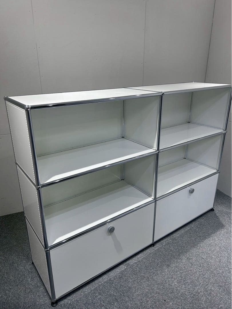 【美品】USM Haller キャビネット2列3段 ピュアホワイト