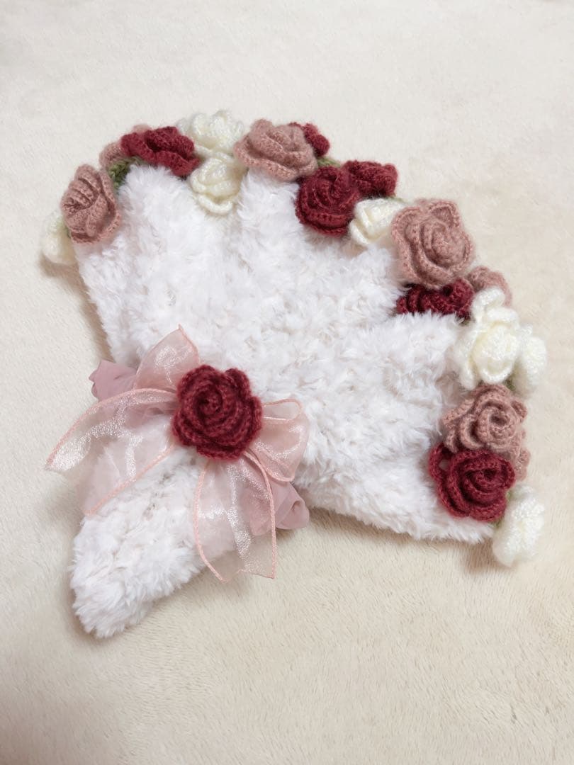 ブーケブランケット(薔薇)花束ブランケット　フラワーブランケット　インテリア