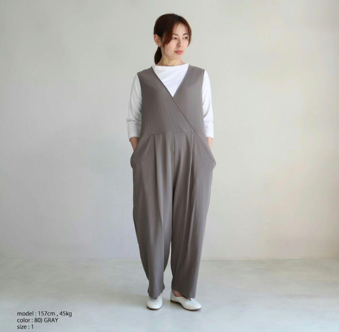 カーリー様　evam eva エヴァムエヴァ コットンオールインワン