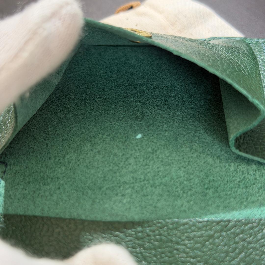 【新品未使用】イルビゾンテ 二つ折り 財布 グリーン