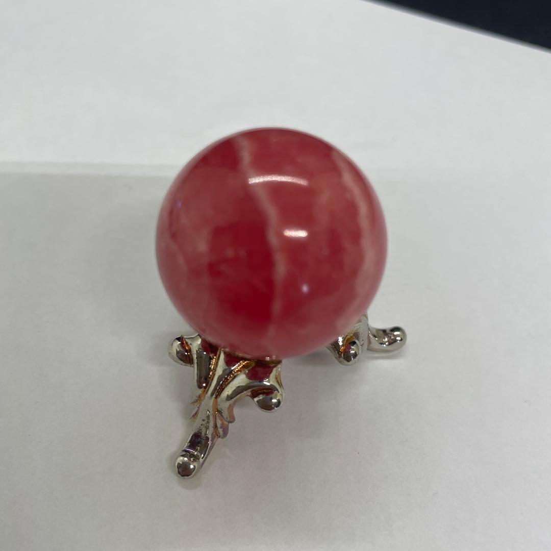 天然ロードクロサイト(無穴、丸玉)