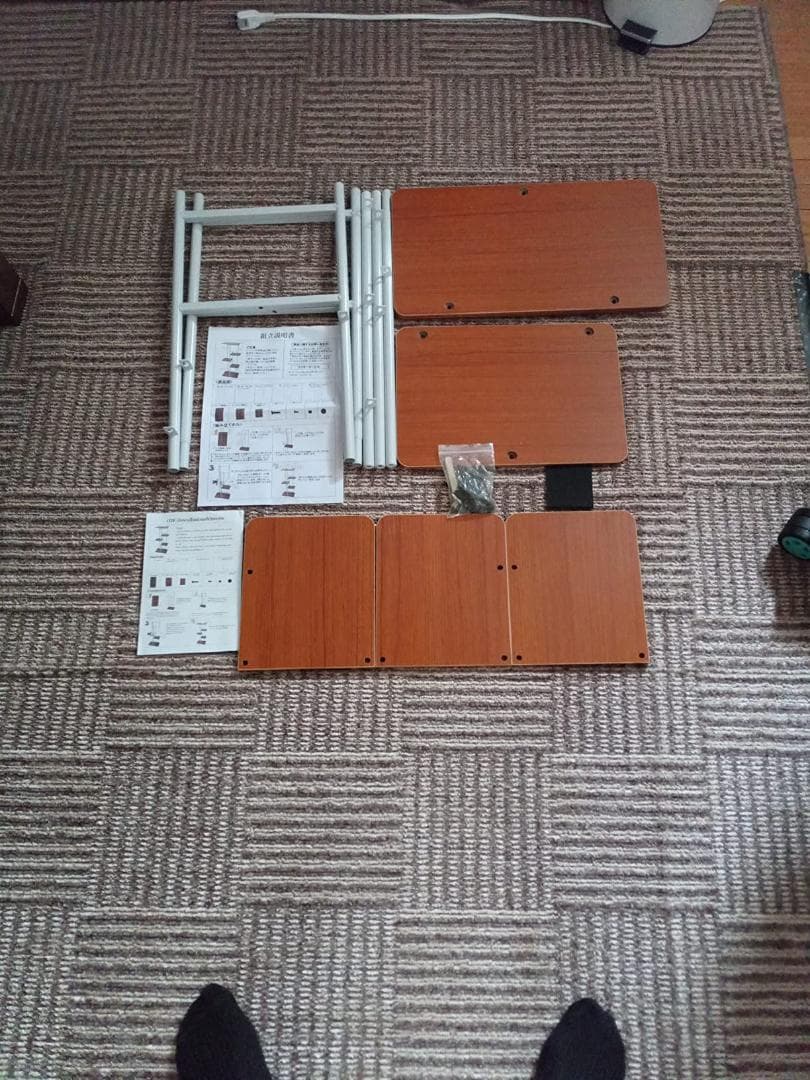 耐久性のある5段組立式ガーデンラック 耐荷重40㎏