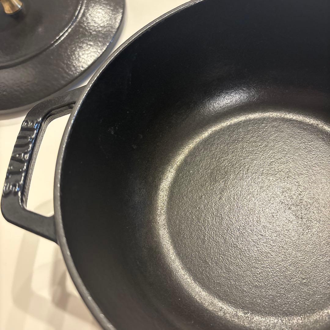 ストウブ ワナベ S ブラック 16cm STAUB Wa NABE 琺瑯鍋