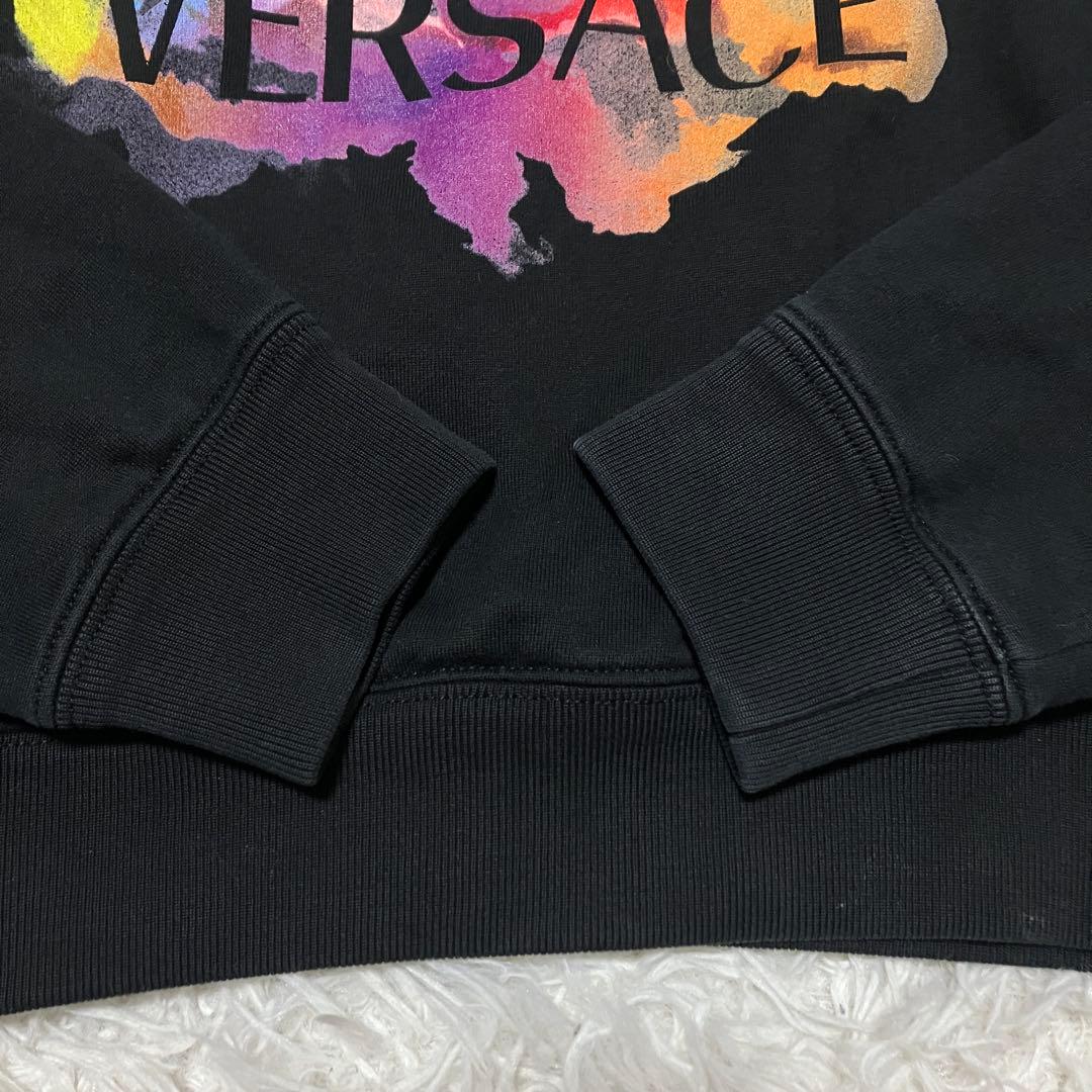 VERSACE　メデューサプリント　パーカー　ブラック　Lサイズ
