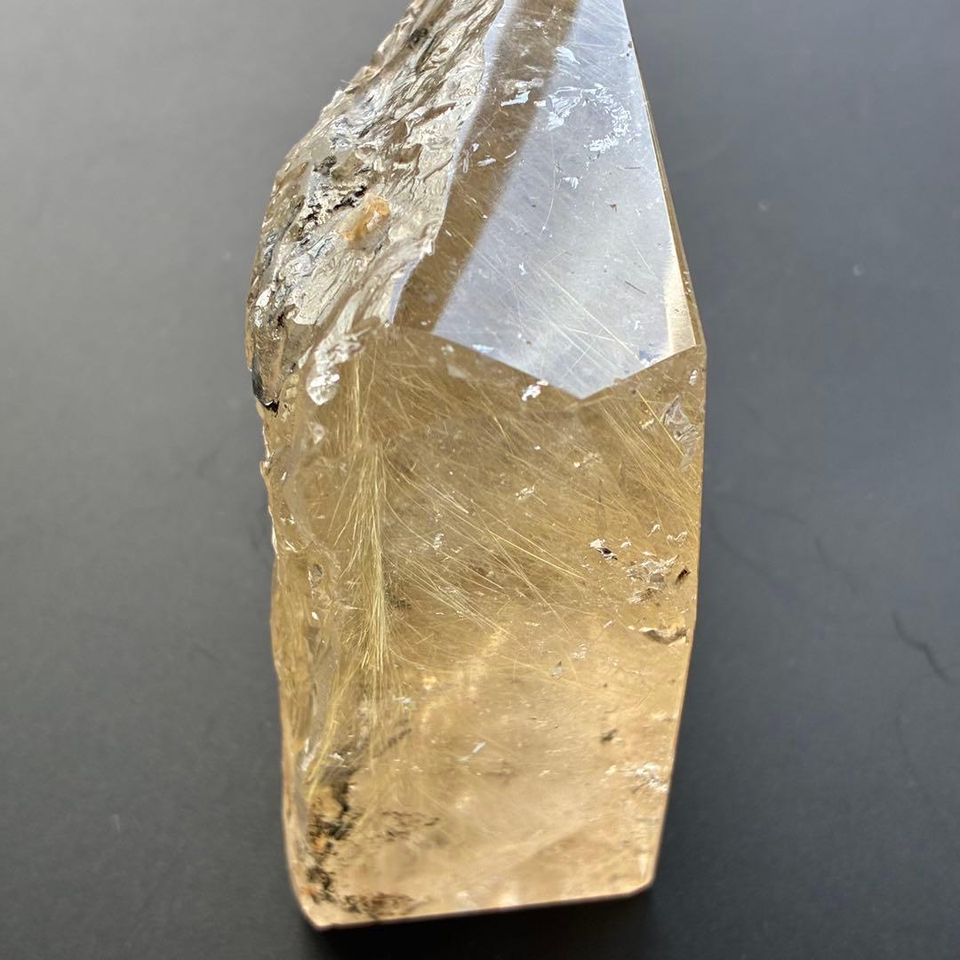 お正月SALE〜☆天然石☆ ルチルクォーツ　ヴィーナス　虹　高品質　原石　箱付き