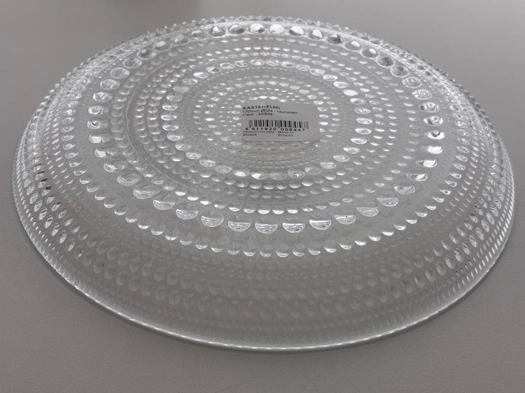 【新品】イッタラ カステヘルミ クリア 17㎝プレート2枚/タンブラー2個セット