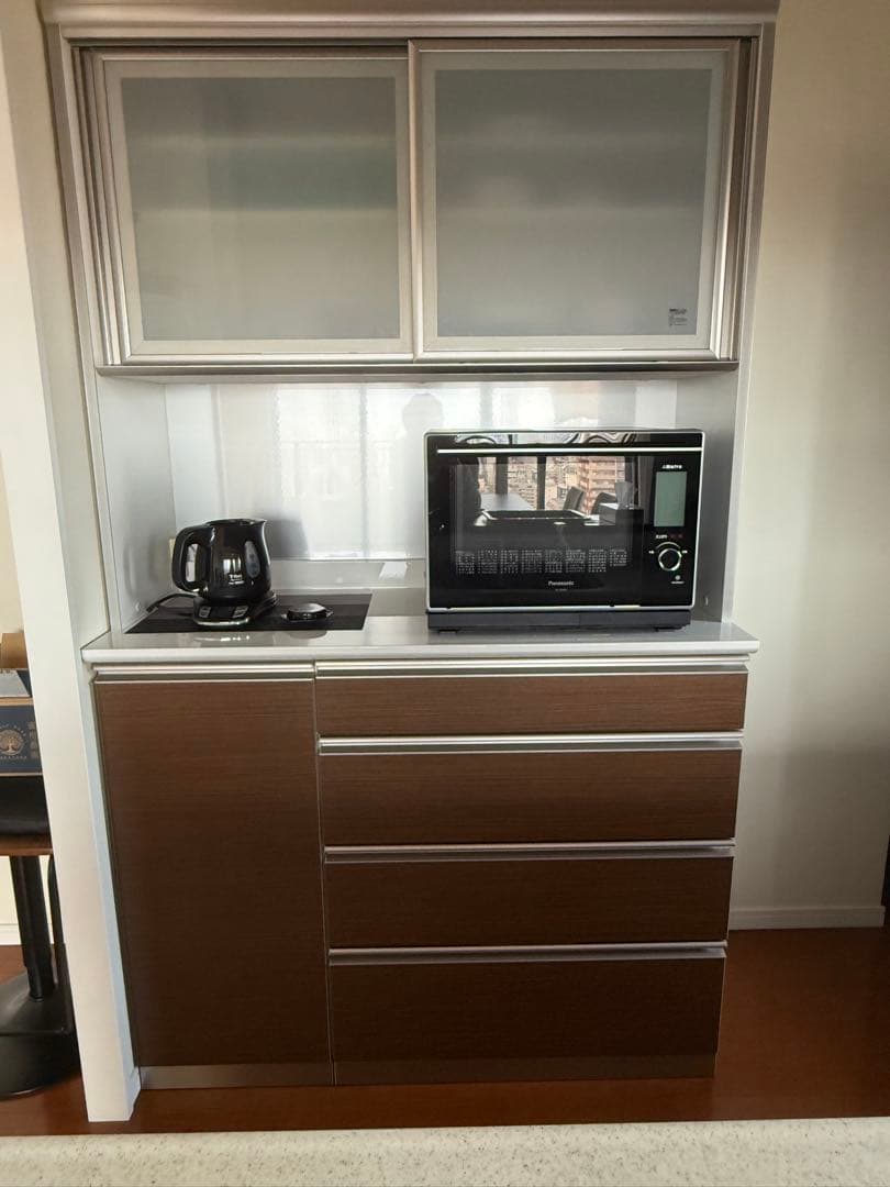 ⭐️値下げ⭐️綾野製作所. キッチンキャビネット ブラウン