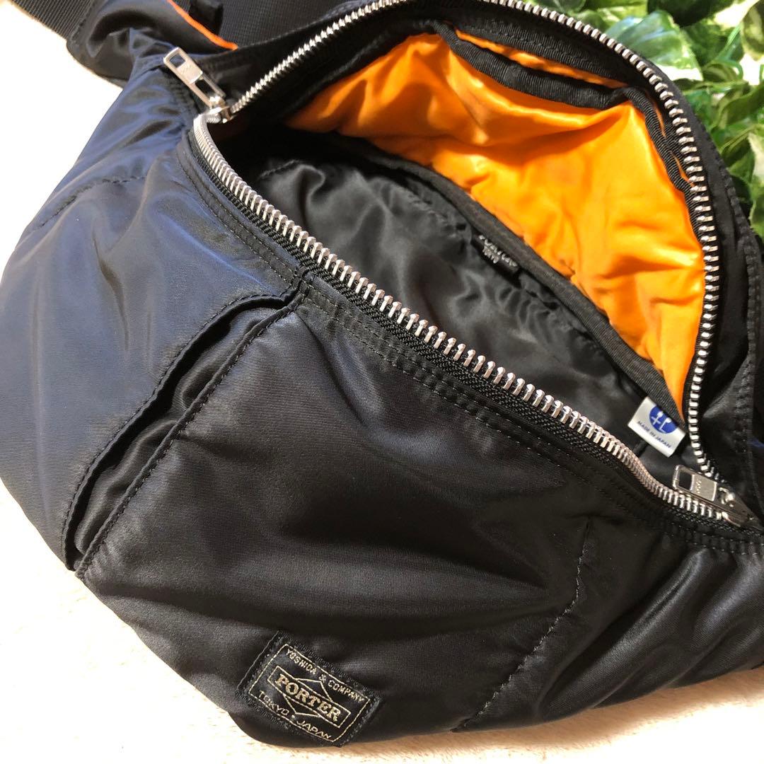 未使用に近い極美品　PORTER ポーター　ボディバッグ　タンカー　ブラック