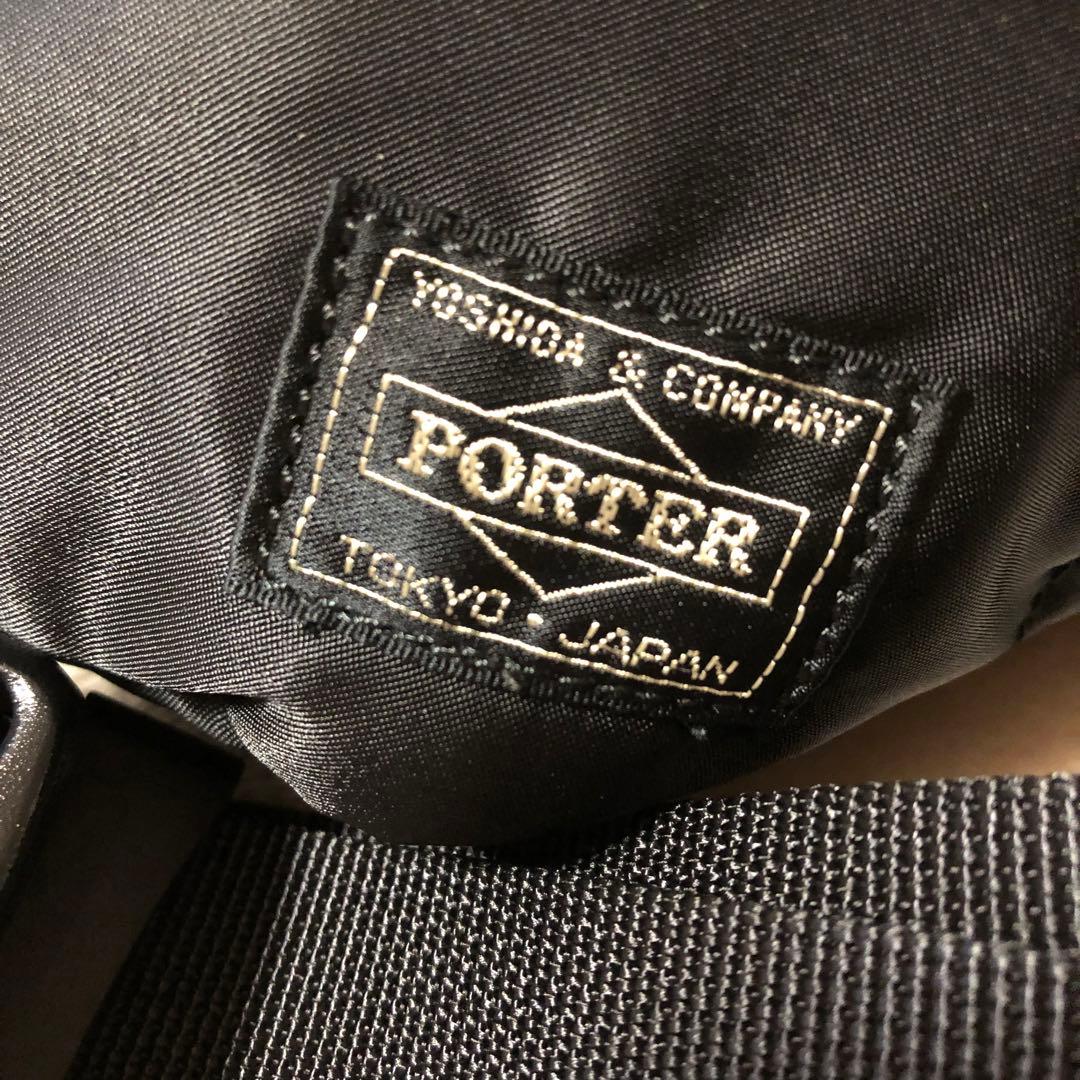 未使用に近い極美品　PORTER ポーター　ボディバッグ　タンカー　ブラック