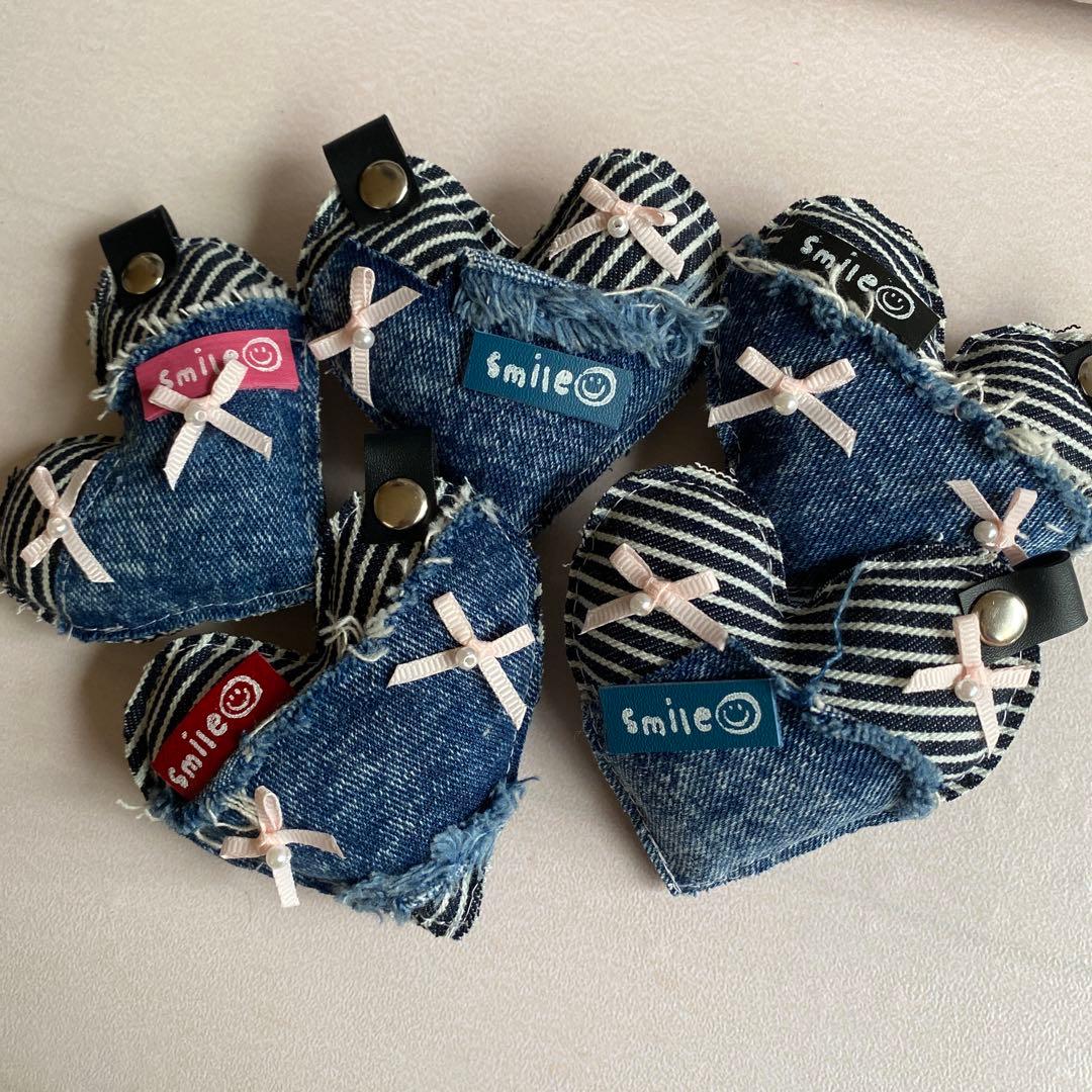 いちごパフェ★　デニムリメイクチャームお取り置き❶