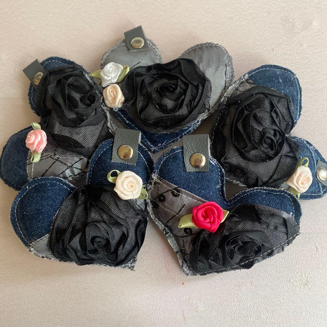 いちごパフェ★　デニムリメイクチャームお取り置き❶