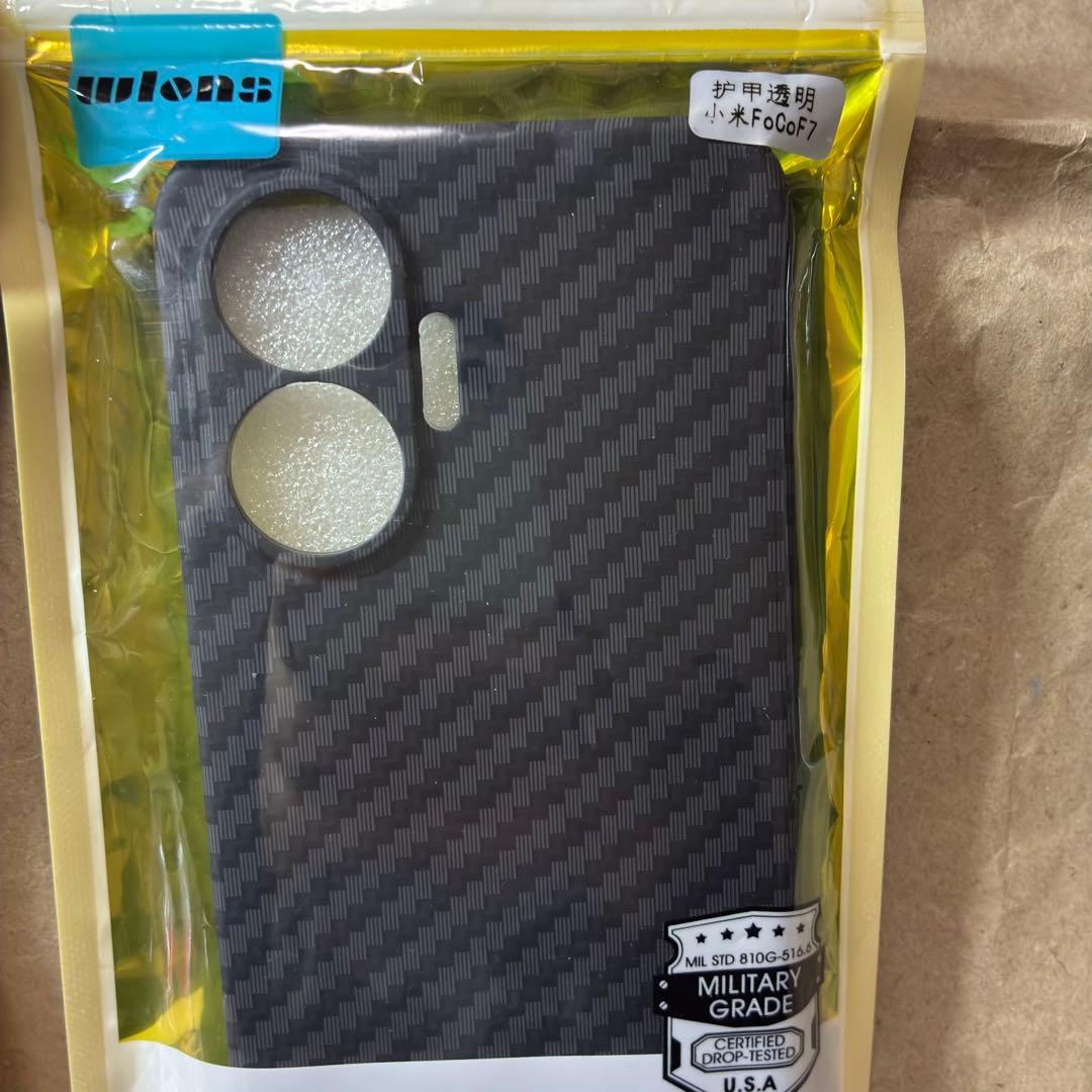 POCO F7 ホワイト ケース&ガラスフィルム付き