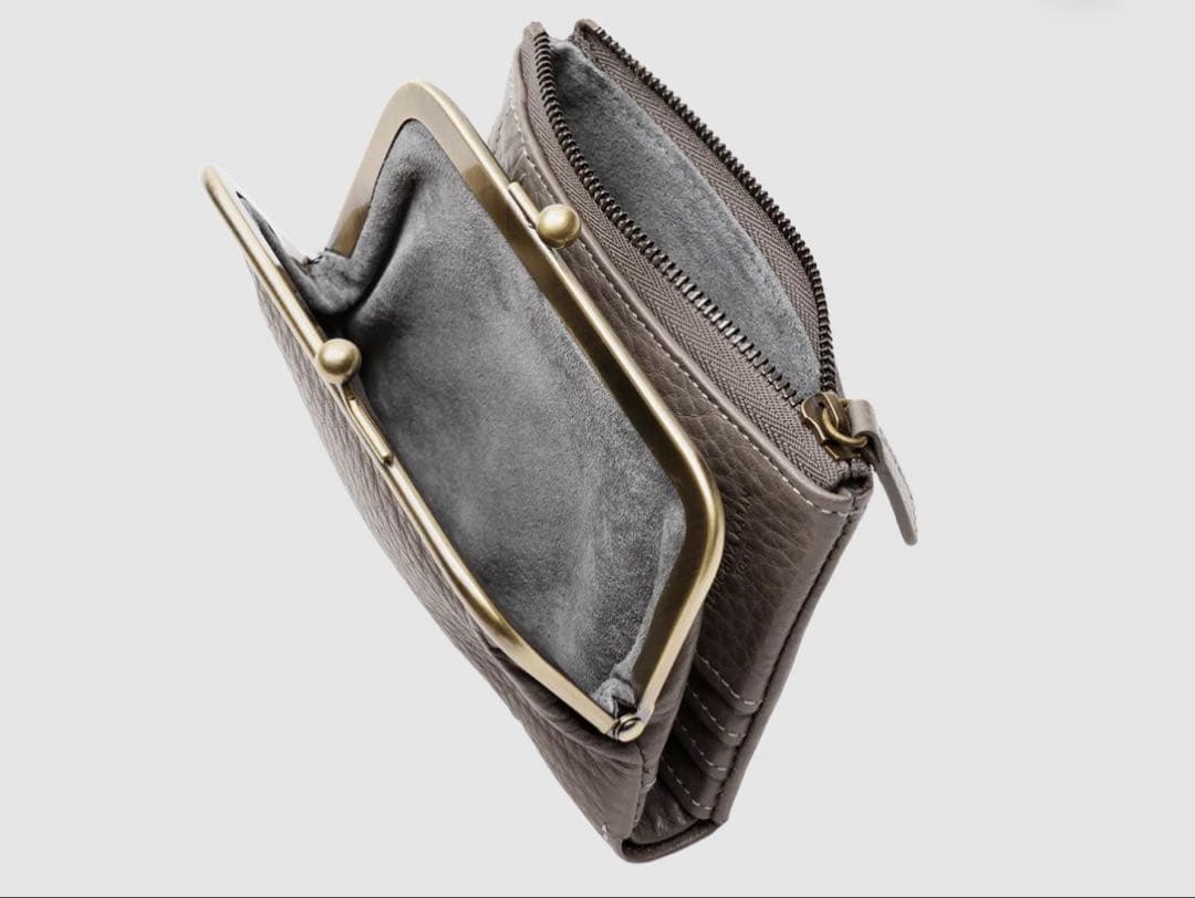 アンパンマン⭐︎TSUCHIYA KABAN グレー 二つ折り財布