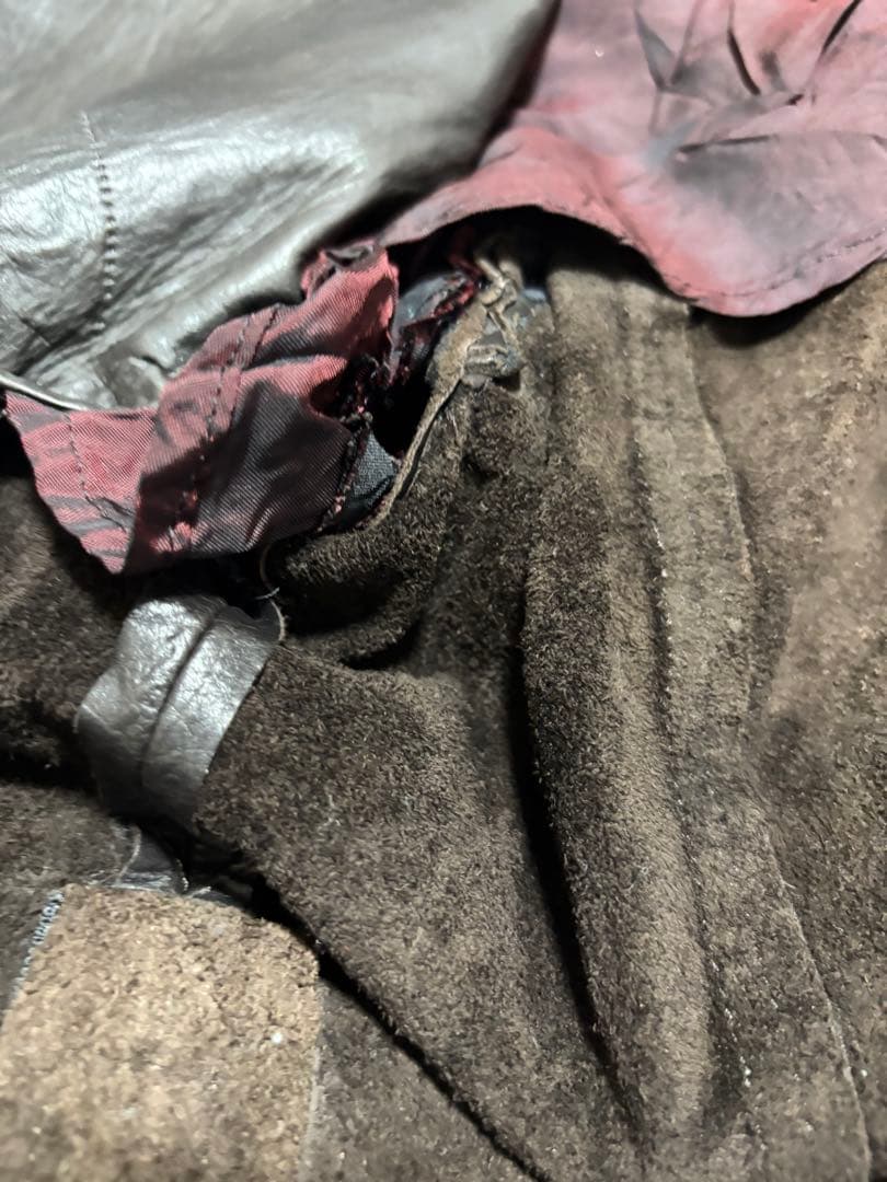 キョウジマルヤマ　革ジャン