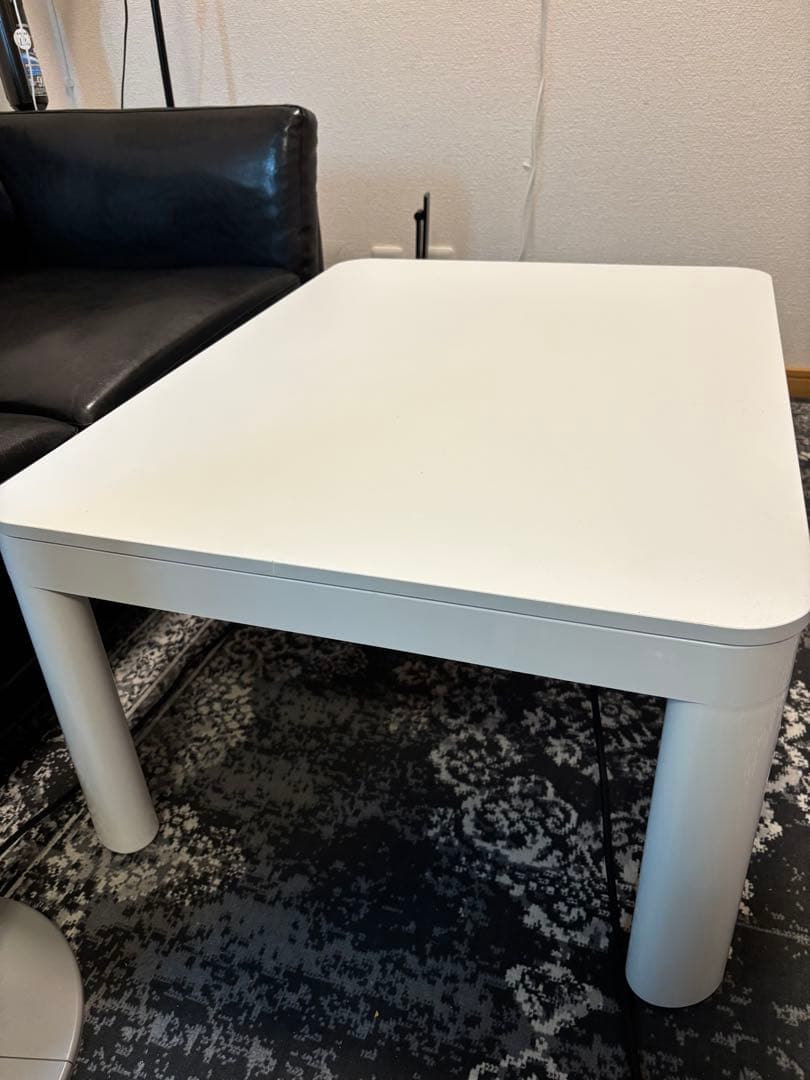 山善　カジュアル こたつ テーブル 幅80cm×奥行60cm