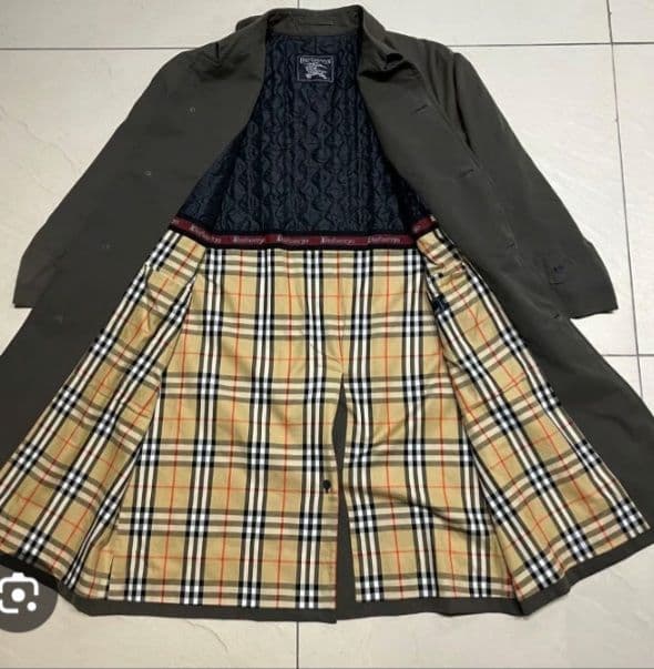 Burberrys ステンカラーコート 黒