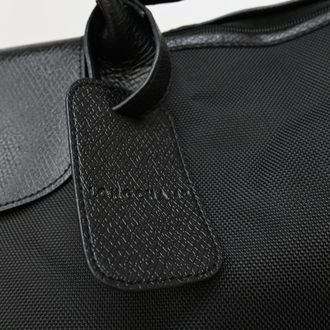 47577★年 ロンシャン ボストンバッグ ルプリアージュ ブラック