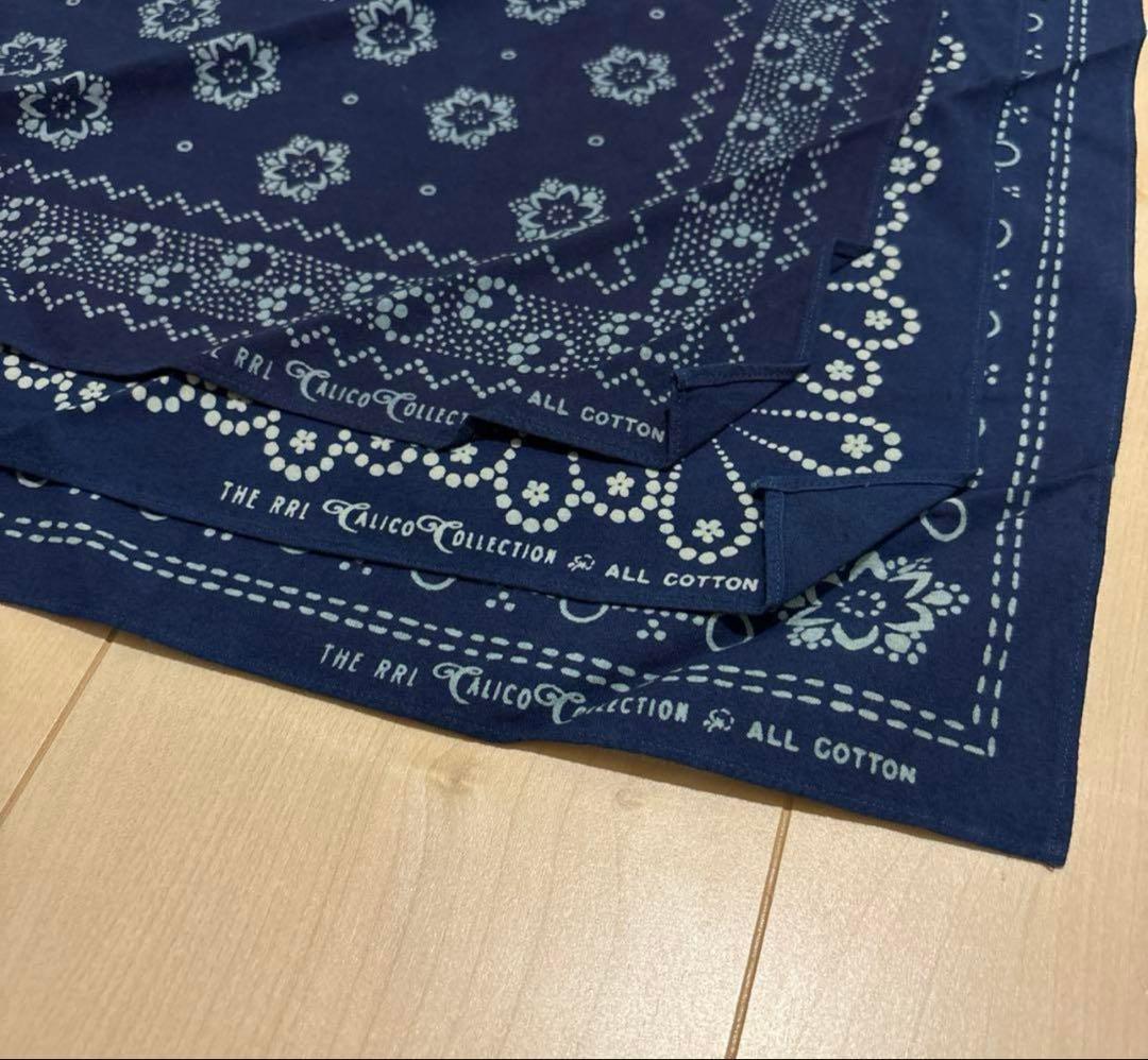 ダブルアールエル　インディゴ　バンダナ