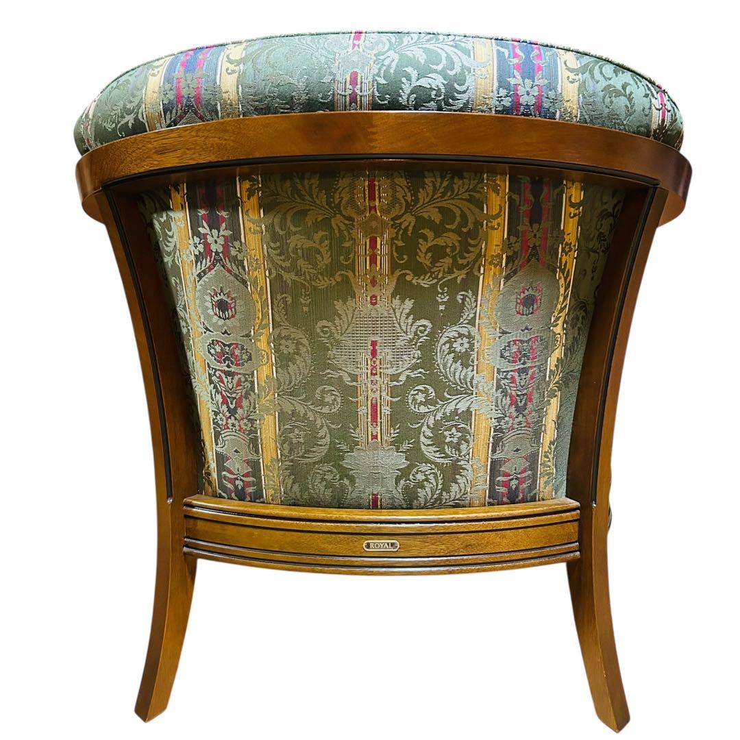 【極美品】マルニ木工 地中海ロイヤル シャルル アームチェア 1人掛けソファ ①