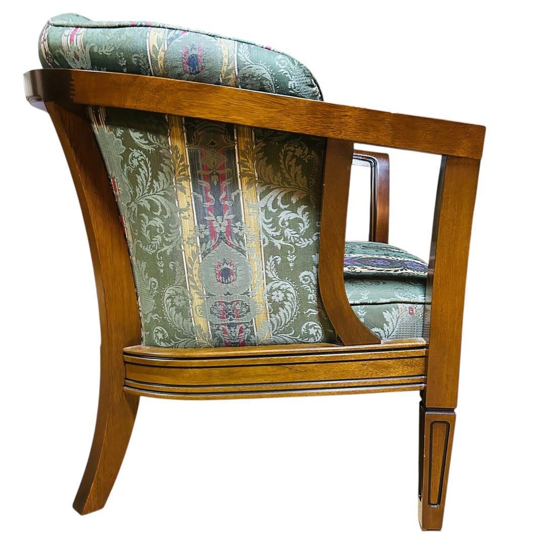 【極美品】マルニ木工 地中海ロイヤル シャルル アームチェア 1人掛けソファ ①