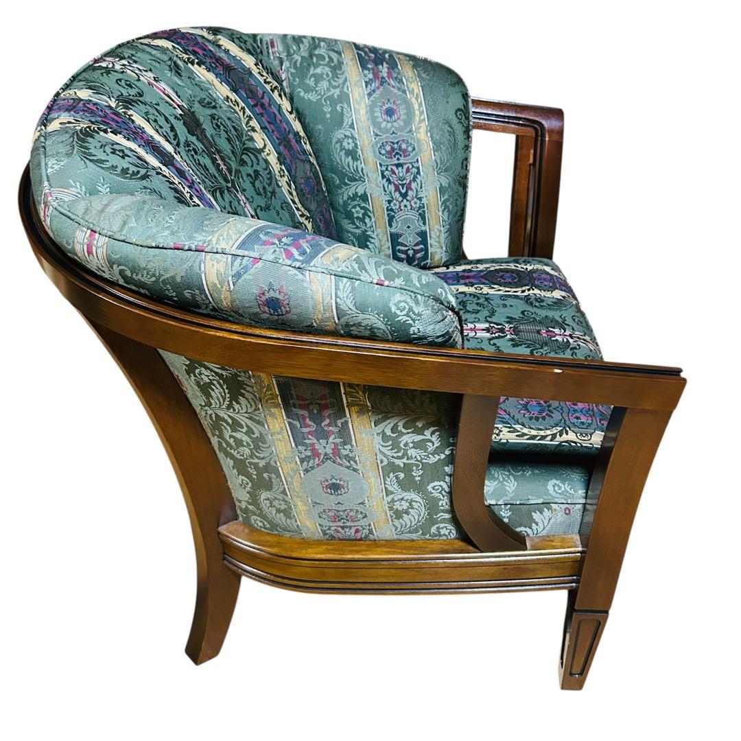 【極美品】マルニ木工 地中海ロイヤル シャルル アームチェア 1人掛けソファ ①