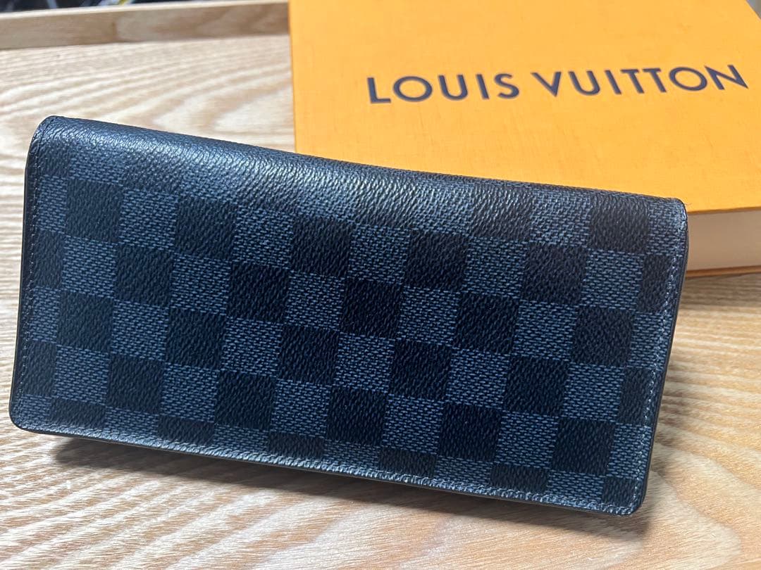 n*u様 ルイ・ヴィトン ダミエ コバルト ポルトフォイユブラザ N63212