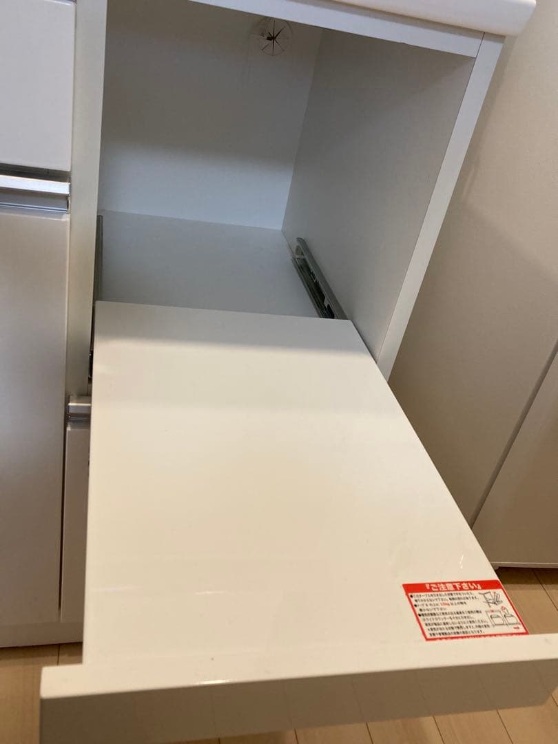 maro⭐︎キッチンカウンター(レジューム 90TL-R WH)