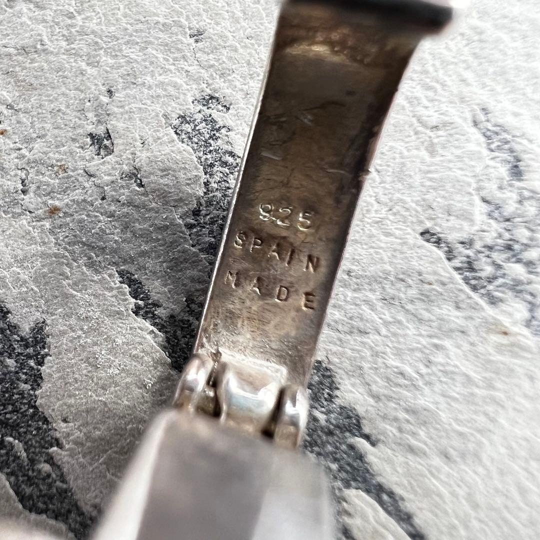 VINTAGE ヴィンテージ スクエア チェーン ブレスレット SPAIN