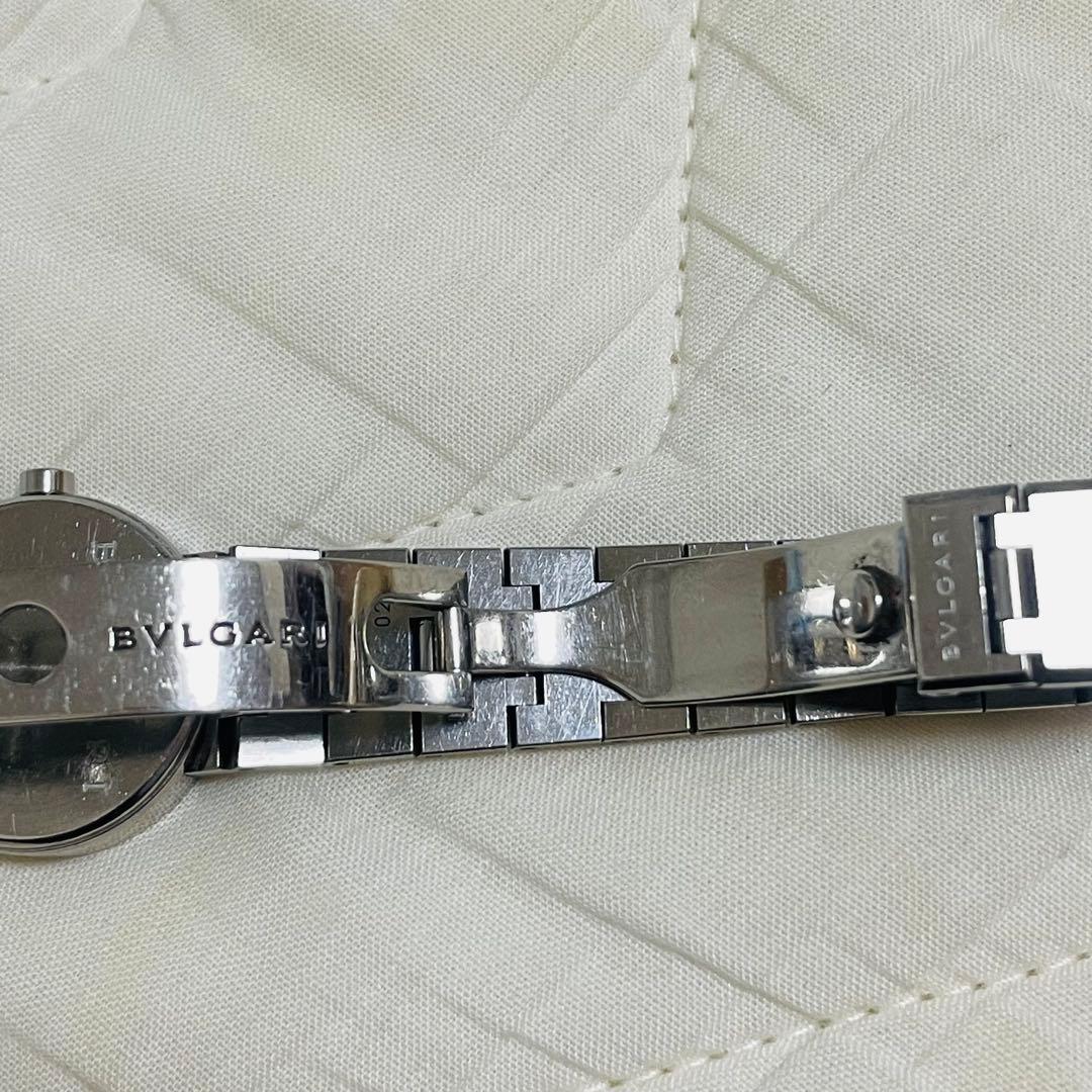 定番✨ブルガリ♡腕時計　BB23SS 黒文字盤 12Pダイヤ　ケース　ショッパー