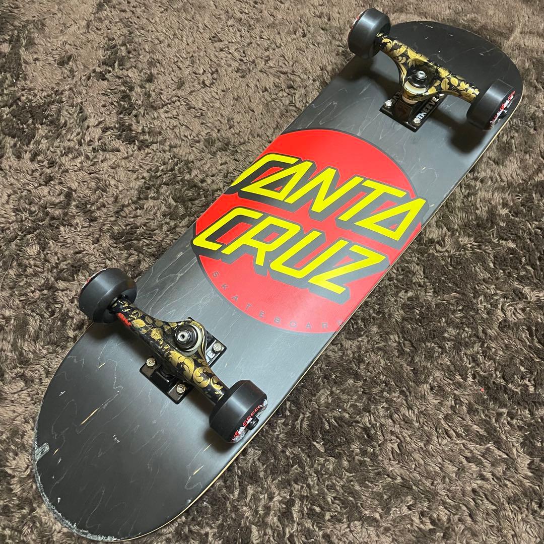 スケートボード　スケボー　コンプリート　極美品　スピットファイア　サンタクルーズ