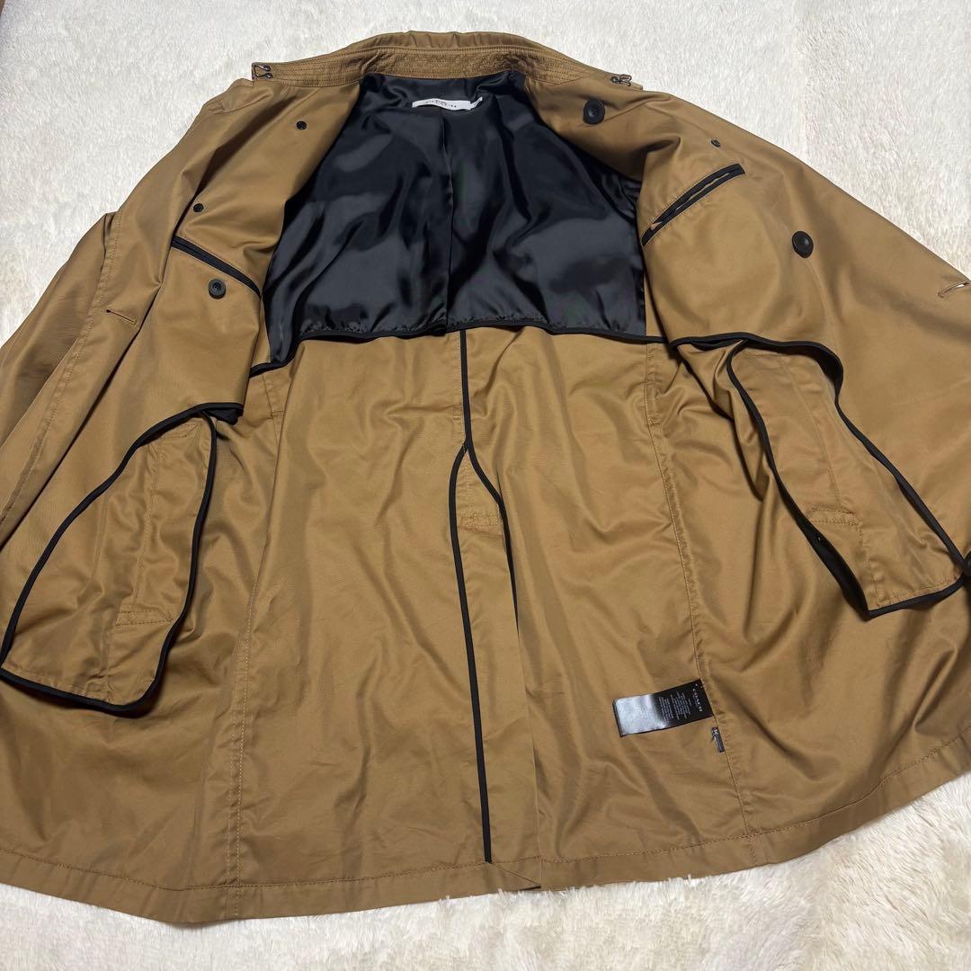 極美品　コーチ メンズ トレンチコート ロングコート ベージュ　Lサイズ