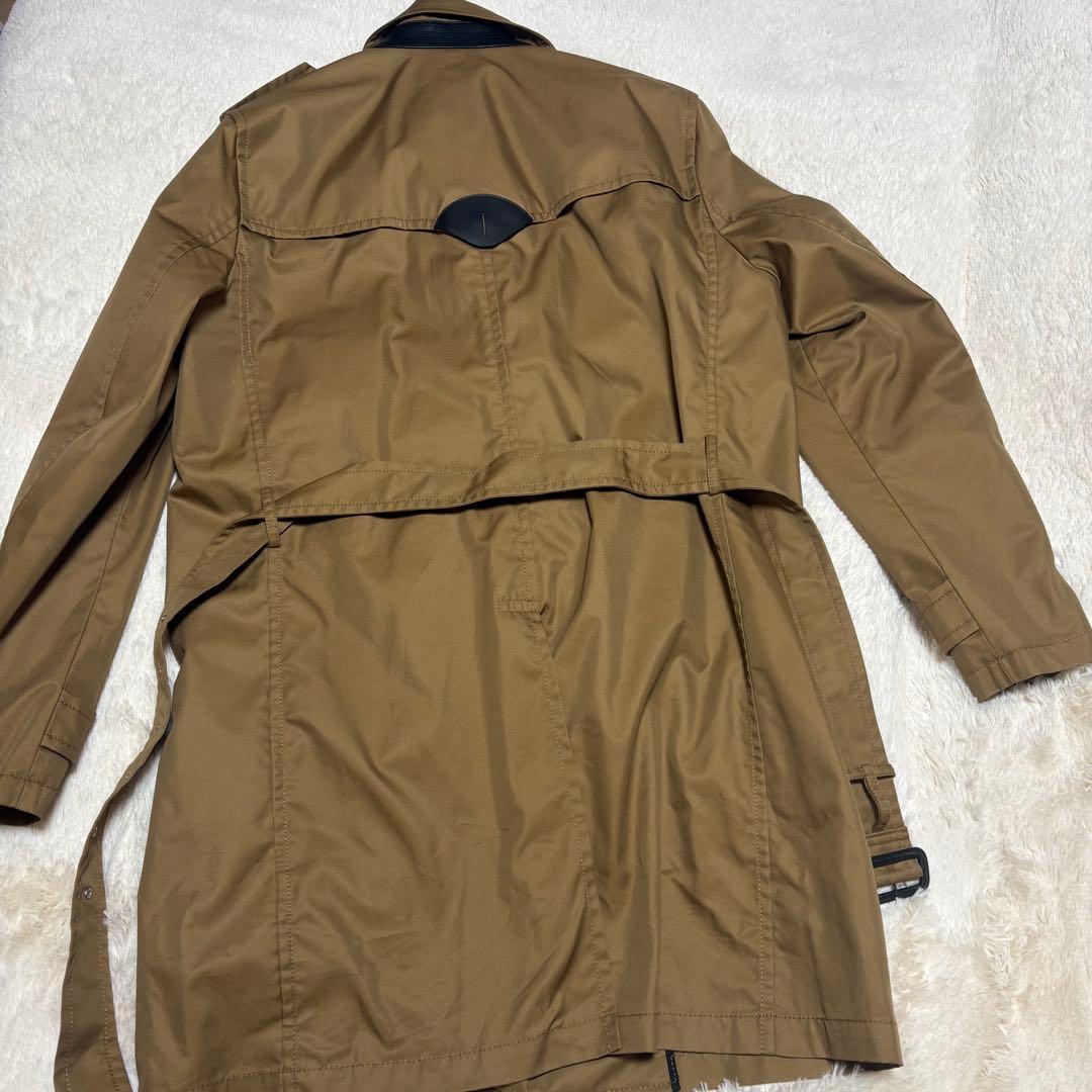 極美品　コーチ メンズ トレンチコート ロングコート ベージュ　Lサイズ