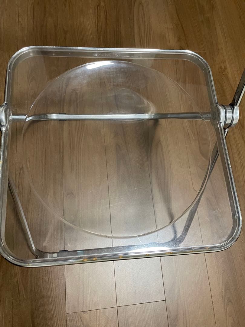 ジャンカルロ・ピレッティ Plia チェア クローム x クリア