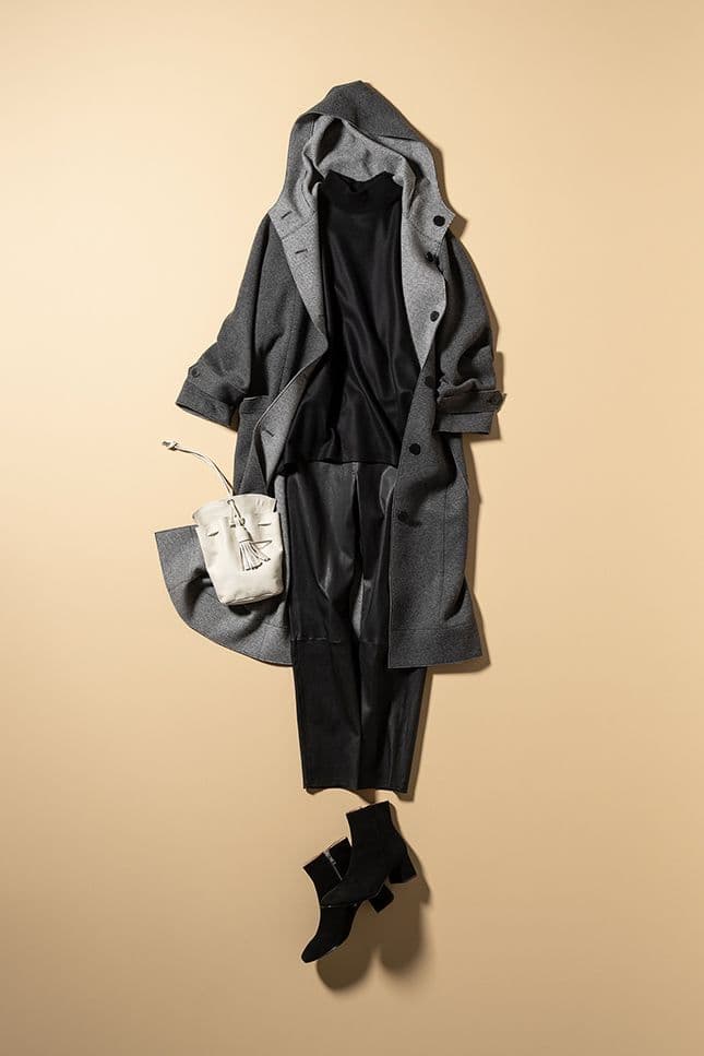 theory luxeリバーシブルコート