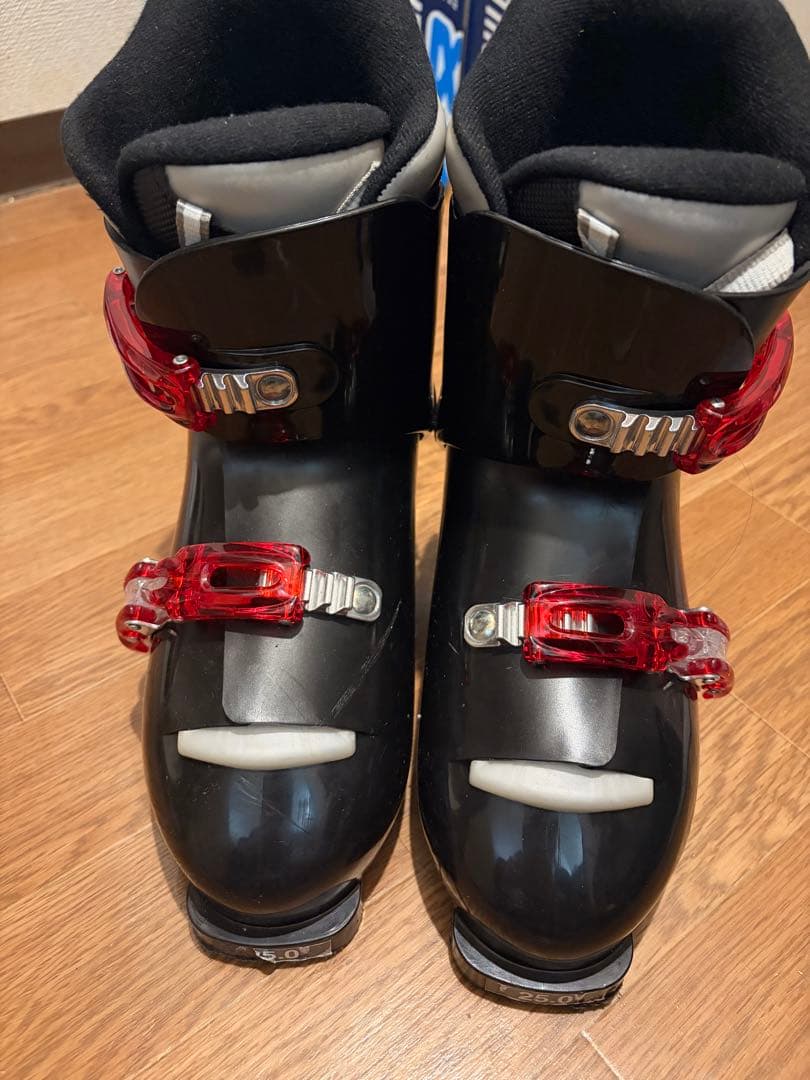 キッズ 子供用スキーセット ブルー板120・ビンディング・ストック100・ブーツ