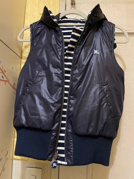 最終お値下げ！【美品】BURBERRY リバーシブル　ダウンベスト