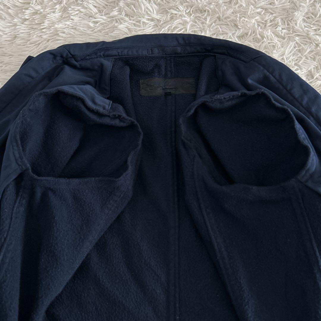 Y2K✨ コムデギャルソンオム ポリエステル 縮絨 染め ジャケット 紺 M