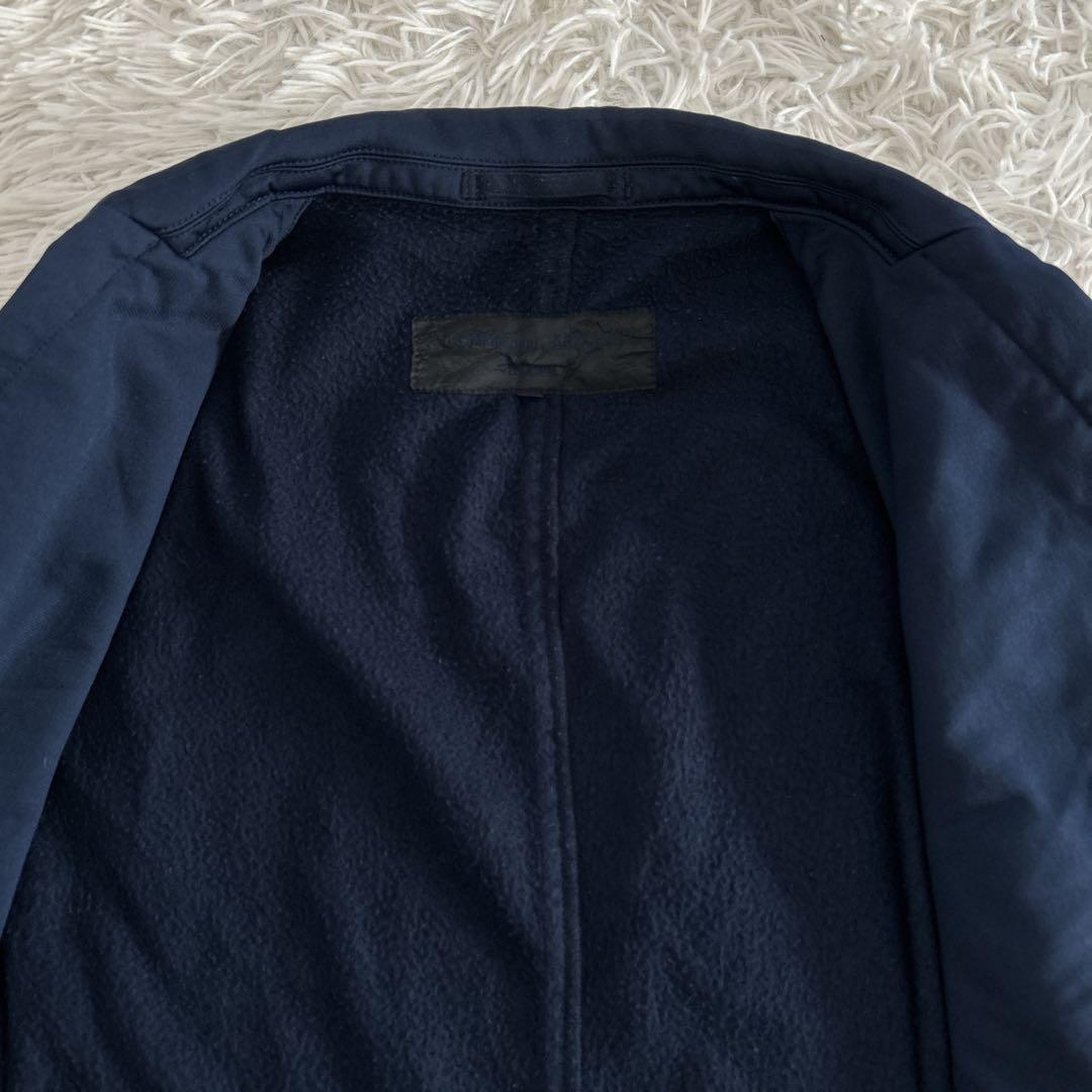 Y2K✨ コムデギャルソンオム ポリエステル 縮絨 染め ジャケット 紺 M