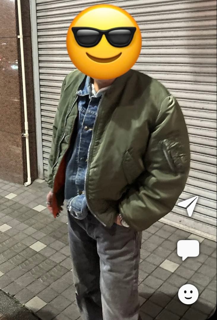 MA-1 80s USA製　alpha